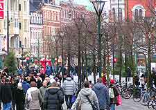 Photo of central shopping crowds