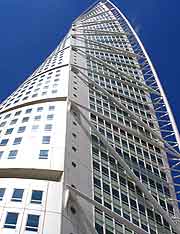 Another view of the Turning Torso Tower