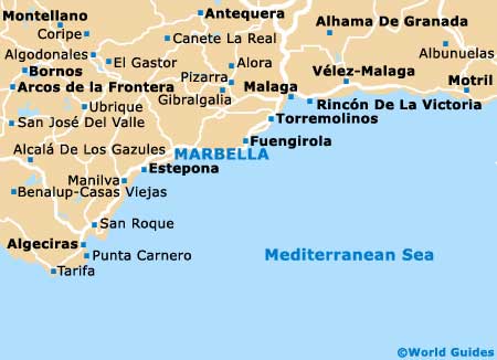 Marbella Maps And Orientation Marbella Costa Del Sol Spain