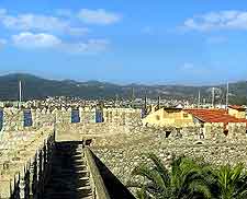 Photo of castle fortifications