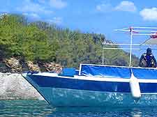 Scuba diving boat image