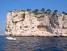 View of Calanque from the water