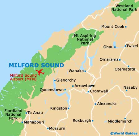Milford Sound map