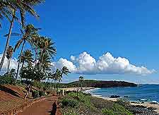 View of the popular Kepuhi Beach