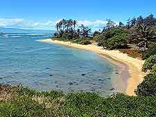 Photo of the gorgeous Waialua coastline