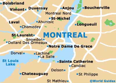 Montreal map