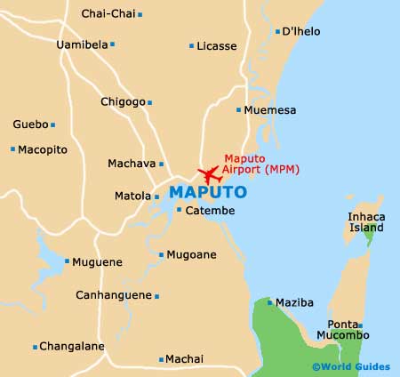Maputo map