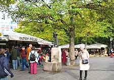 View of the Viktualienmarkt