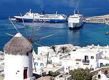 Waterfront view of Chora