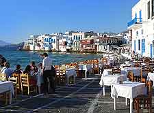 Picture of al fresco tables in Little Venice