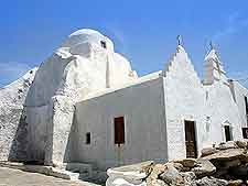 Photograph showing the Church of Panagia Paraportiani