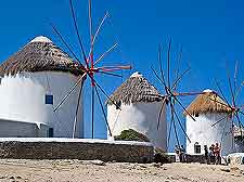 Picture of the islands's period windmill towers