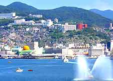 View of the Nagasaki coastline