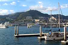 Picture showing the waterfront in the Dejima district