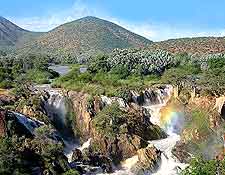 Photo showing Namibia's Epupa Falls, on the north-western side of the country
