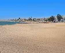 Another view of the beach at Swakopmund