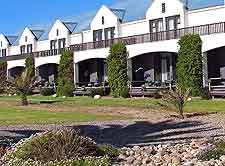 View of hotel located at Walvis Bay