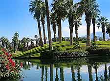 Scenic course view, showing tropical landscaping