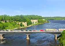 Bridge across Narva river