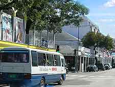 Photo showing local island bus transport