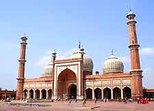 View of the Jama Masjid mosque
