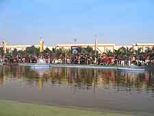 Picture of the Pragati Maidan on the waterfront