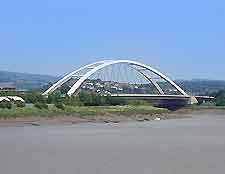 Picture of Newport's modern bridge