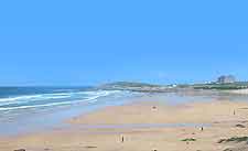 Breathtaking view of Fistral Beach Newquay