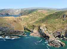 Tintagel situated close to Newquay