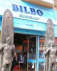 Surf shop at Newquay