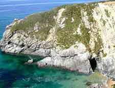 Cliff view at Newquay