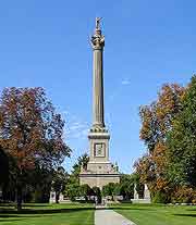 Queenston view showing Brock's Monument