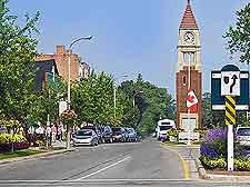 Picture of central street and clock tower