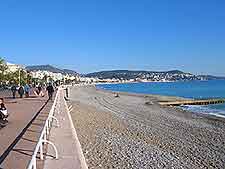 Picture of the coastal Promenade des Anglais