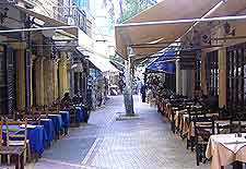 Al fresco dining picture, taken in the city centre