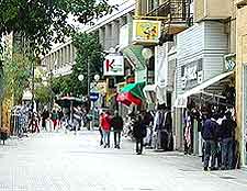 Photo of shoppers in the city centre