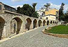 Photograph of historic stone arches