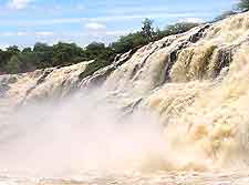 Image of the dramatic Gurara Falls, a major natural landmark in Nigeria
