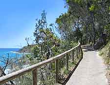 Photo showing scenic coastal trail