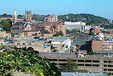 Aerial picture of Nottingham