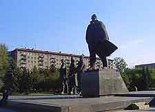 View of the Lenin Statue
