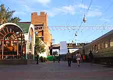 Photo of shops around the train station