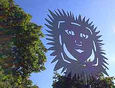 Picture of the Hans Christian Andersen Symbol on a Summer's day