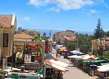 Picture of shopping scene in downtown Oludeniz