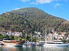 Picture of the harbourside attractions in nearby Fethiye, next to Oludeniz