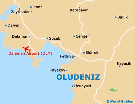 Small Oludeniz Map