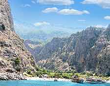 View of Butterfly Valley (also referred to as Faralya)