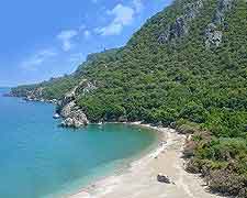 Photo showing part of the famous Lycian Way footpath