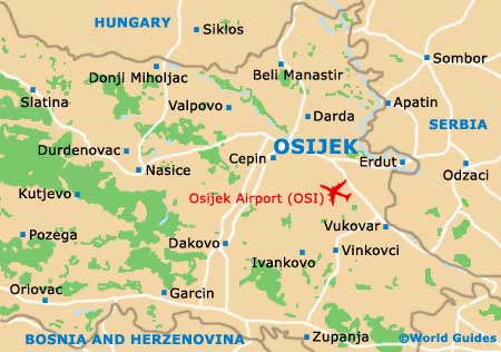 Osijek map