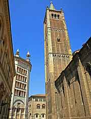 View of the Duomo and Battistero